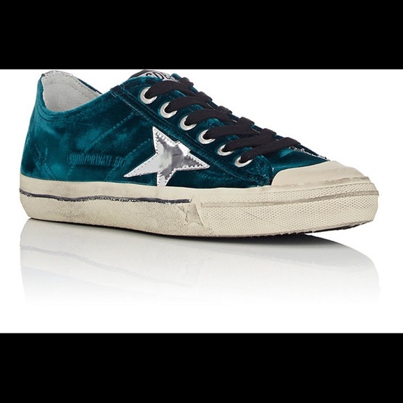 Golden Goose Shoes - Golden Goose VStar2 Velvet Sneakers Shoes